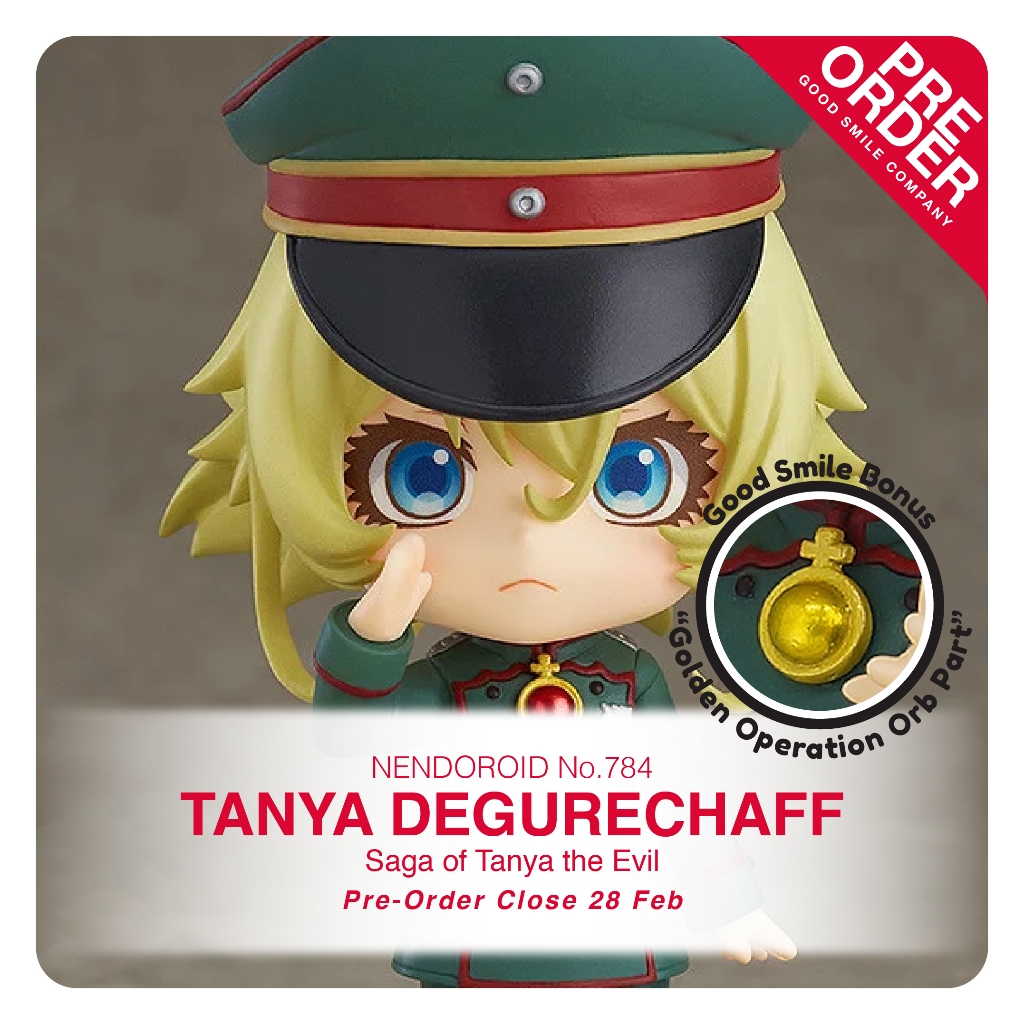 [PreOrder] No.784 Nendoroid - Saga of Tanya the Evil_Tanya Degurechaff (RE)