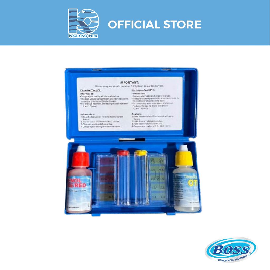 BOSS: ชุดทดสอบ pH และคลอรีน (pH & CL Test Kit)