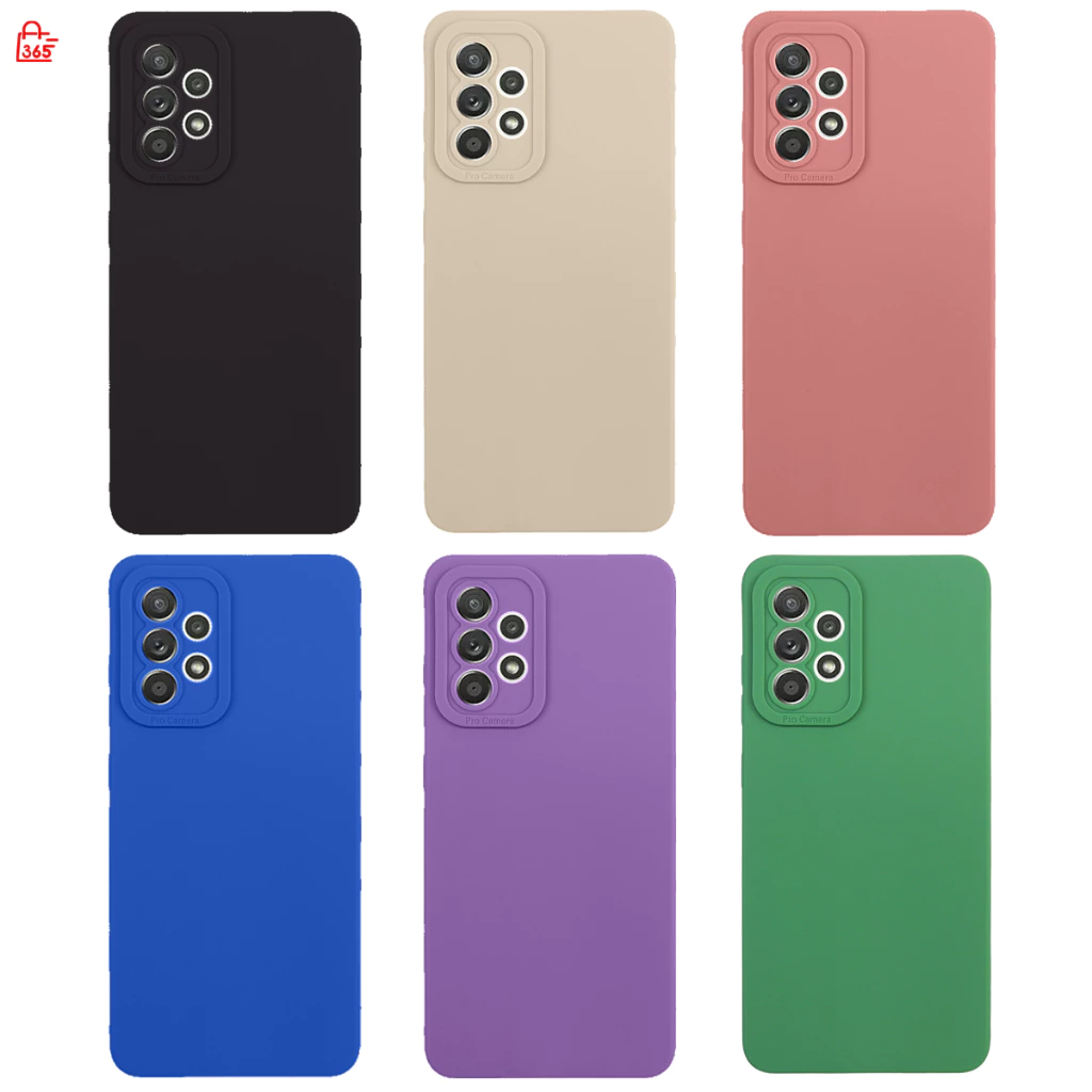 เคส สำหรับ Samsung Galaxy A52 4G 5G A52s 5G เคสซิลิโคนนิ่ม กันกล้อง TPU สีพื้น