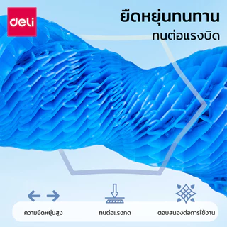 [แถมปลอกผ้า] Deli เบาะเจลรองนั่ง เบาะเจลรังผึ้ง เบาะรองนั่งในรถยนต์ ลดอาการปวดเมื่อย Cushion