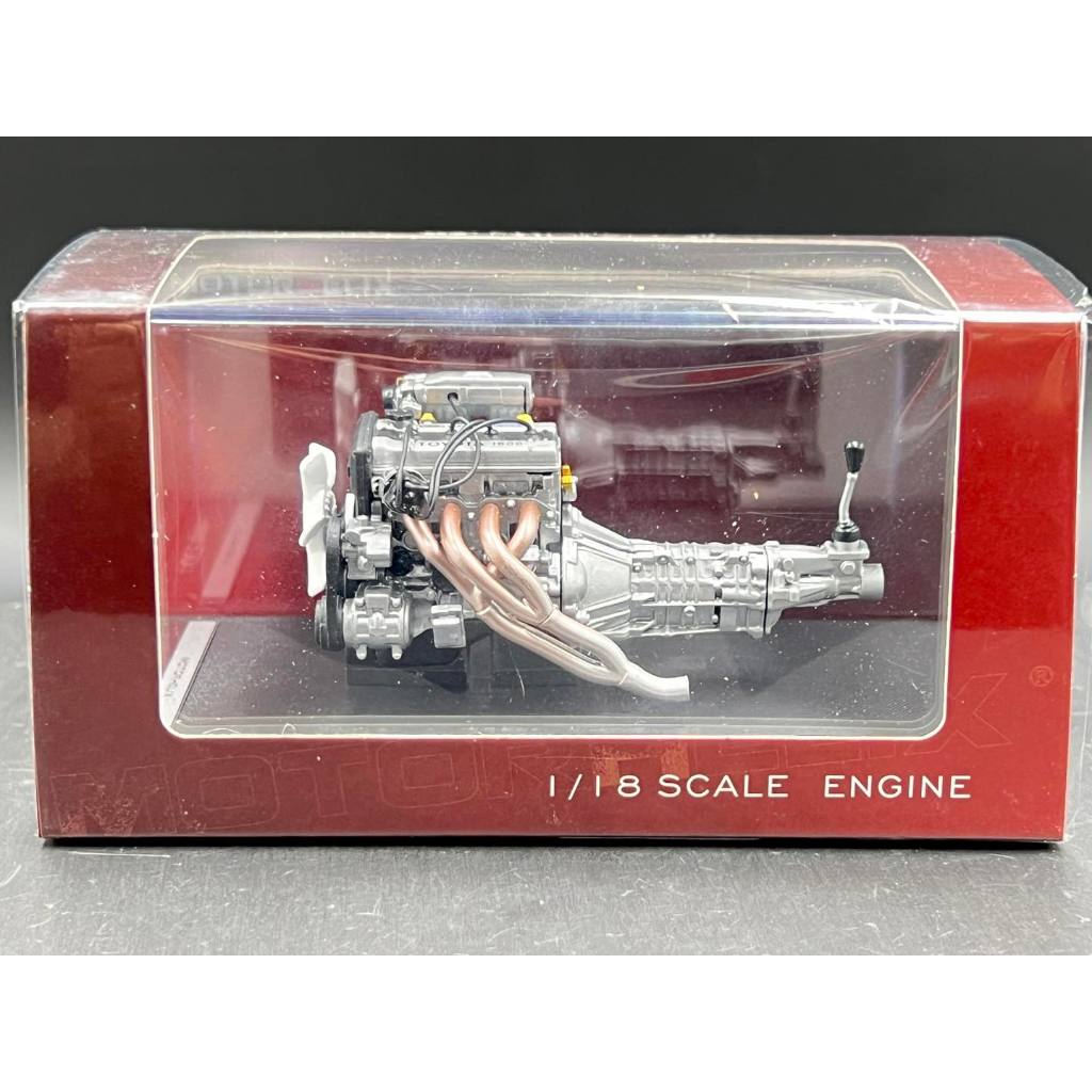 MOTORHELIX 2024 HEC 1/18  engine , ABS material. 4A-GE Engine（AE86 version）
