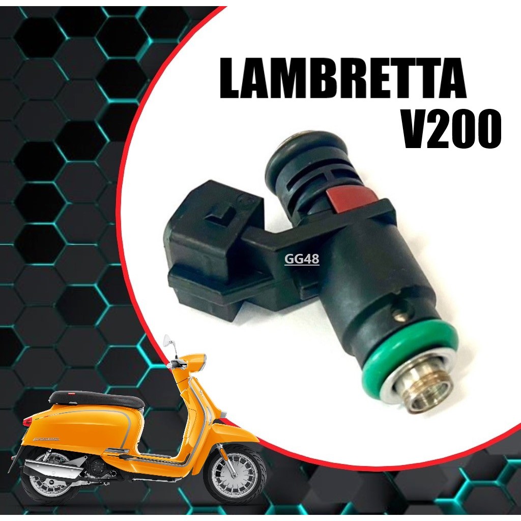 หัวฉีด แต่ง แลมเบรตต้า LAMBRETTA V125/ V200 ชุดหัวฉีดน้ำมันเชื้อเพลิง