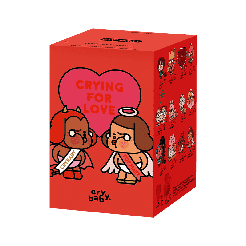 (โค้ดแฟชั่นลด30% ) [กล่องสุ่ม] POP MART 𝐂𝐑𝐘𝐁𝐀𝐁𝐘 𝐂𝐫𝐲𝐢𝐧𝐠 𝐅𝐨𝐫 𝐋𝐨𝐯𝐞 𝐒𝐞𝐫𝐢𝐞𝐬 𝐅𝐢𝐠𝐮𝐫𝐞𝐬 โมเดล ไม่แกะกล่อง