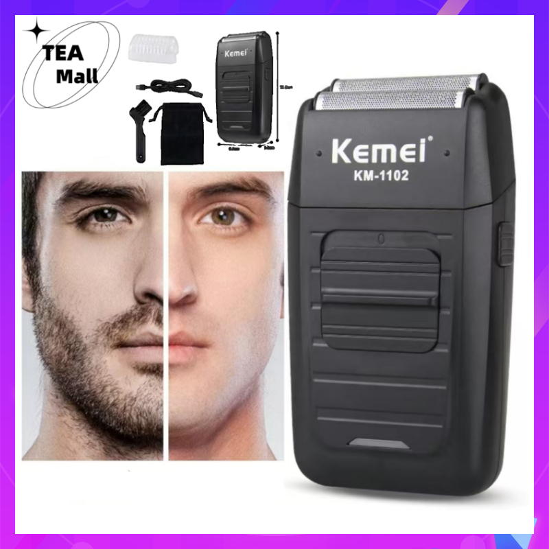 Kemei KM-1102 KM1102 เครื่องโกนหนวดไฟฟ้า เครื่องโกนหนวด