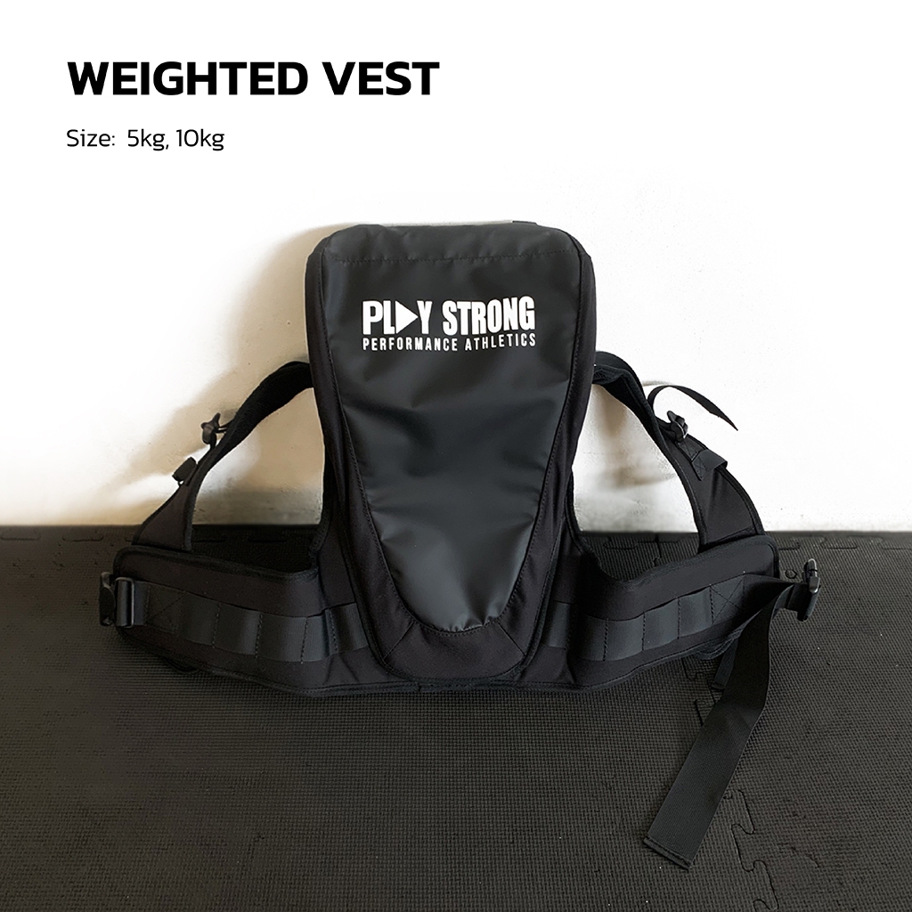 Weighted vest เสื้อกั๊กถ่วงน้ำหนักหรือเป้สำหรับใส่ถุงน้ำเพื่อปรับน้ำหนักในการออกกำลังกาย
