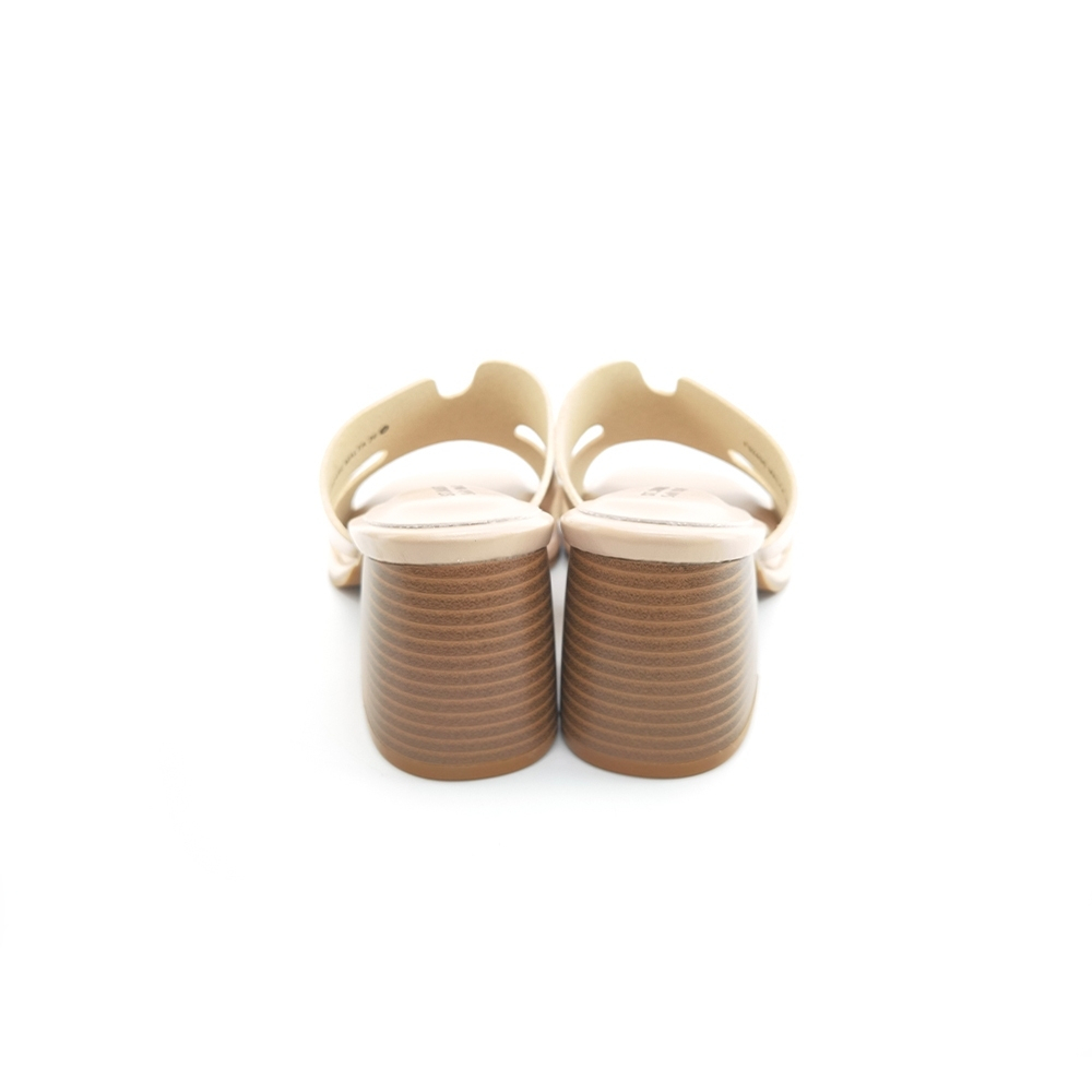 ST.JAMES รองเท้าหนัง PU/รองเท้าแตะมีส้น ส้น 7.1 CM. รุ่น MALTA สี M.PINK GOLD l รองเท้าแตะ ผู้หญิง