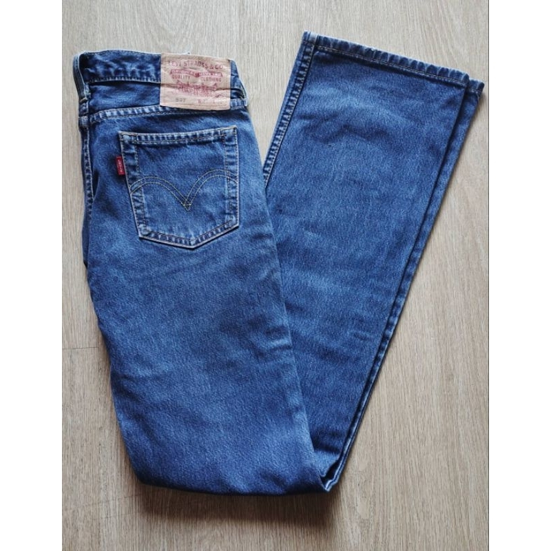ลีวายส์แท้มือสอง537สภาพนางฟ้าLevis537Women size s
