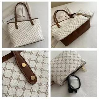 【พร้อมส่ง-ราคาดี】-กระเป๋าสะพายข้าง ขนาดใหญ่ จุของได้ เยอะ หนัง PU กระเป๋าสะพายไหล่ สไตล์เกาหลี