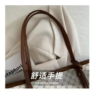 【พร้อมส่ง-ราคาดี】-กระเป๋าสะพายข้าง ขนาดใหญ่ จุของได้ เยอะ หนัง PU กระเป๋าสะพายไหล่ สไตล์เกาหลี