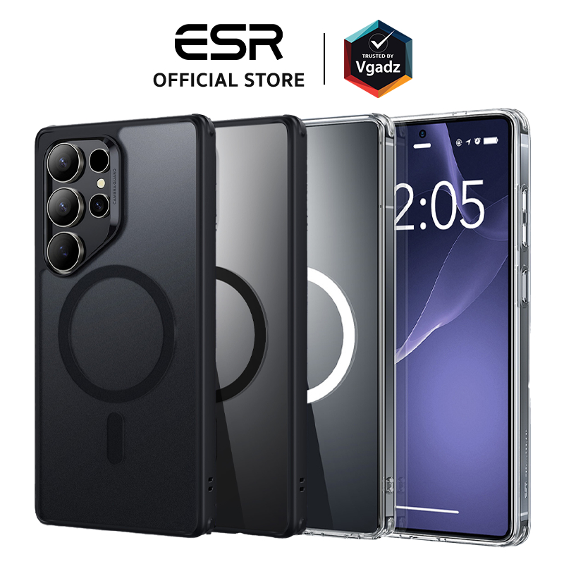 ESR - เคสสำหรับ Galaxy S25 Plus / S25 Ultra รุ่น Classic Hybrid Case (HaloLock)