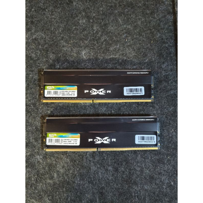 ram มือสอง silicon power xpower zenith ddr4 32gb(16x2) 3200