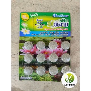 ปุ๋ยบัว เพิ่มดอก​ เพิ่มสี เพิ่มใบ แตกกอ น้ำใสไม่ขุ้น