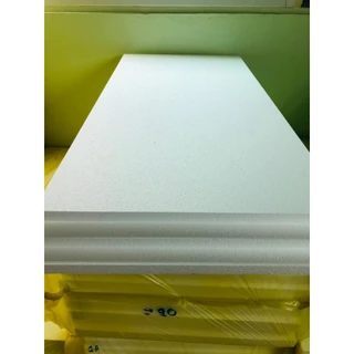 EPS Foam Sheet เกรดไม่ลามไฟ (ความหนาแน่น 1 ปอนด์) โฟมกันร้อนหลังคา ขนาด 60 x 120cm ความหนา 1 นิ้ว ราคา 80 บาท/แผาน