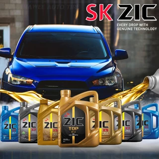 *ZIC X7 10W40 น้ำมันเครื่องสังเคราะห์แท้ 100% สำหรับเครื่องยนต์ดีเซล แถมผ้า Micro Fiber 1 ผืน