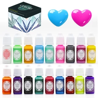 สีผสมเรซิ่นเอสเซ้นส์ สีทึบ สีพลาสเทล สีย้อม Epoxy resin,UV Resin 10 g รุ่น13