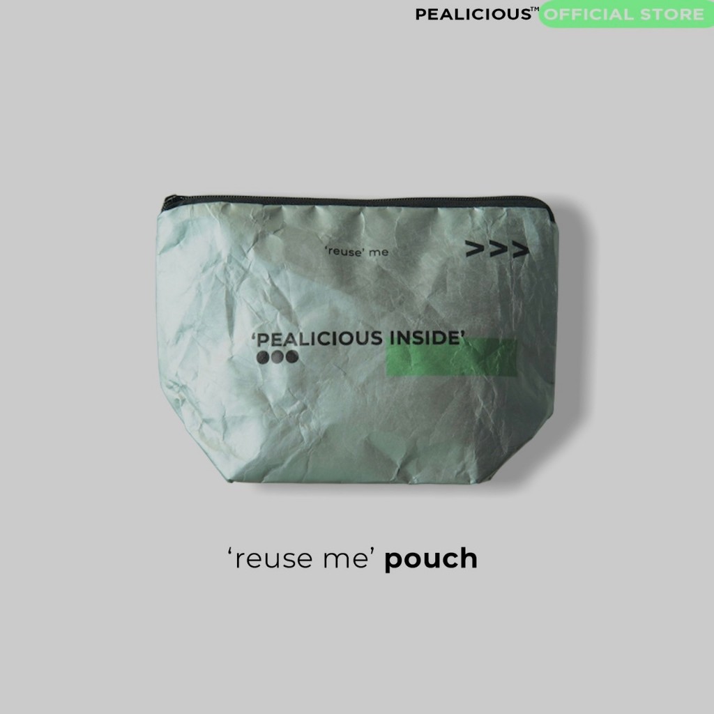 Sustainable Waterproof 'Reuse Me' Pouch กระเป๋าใส่ของ กันน้ำ