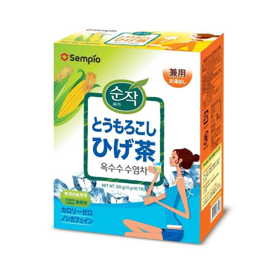 แซมพโย ชาข้าวโพดซูยอมชา แบบทีแพ็ค20T แพ็คเกจญี่ปุ่น SEMPIO CORN TEA 샘표 옥수수수염차 [일본향]