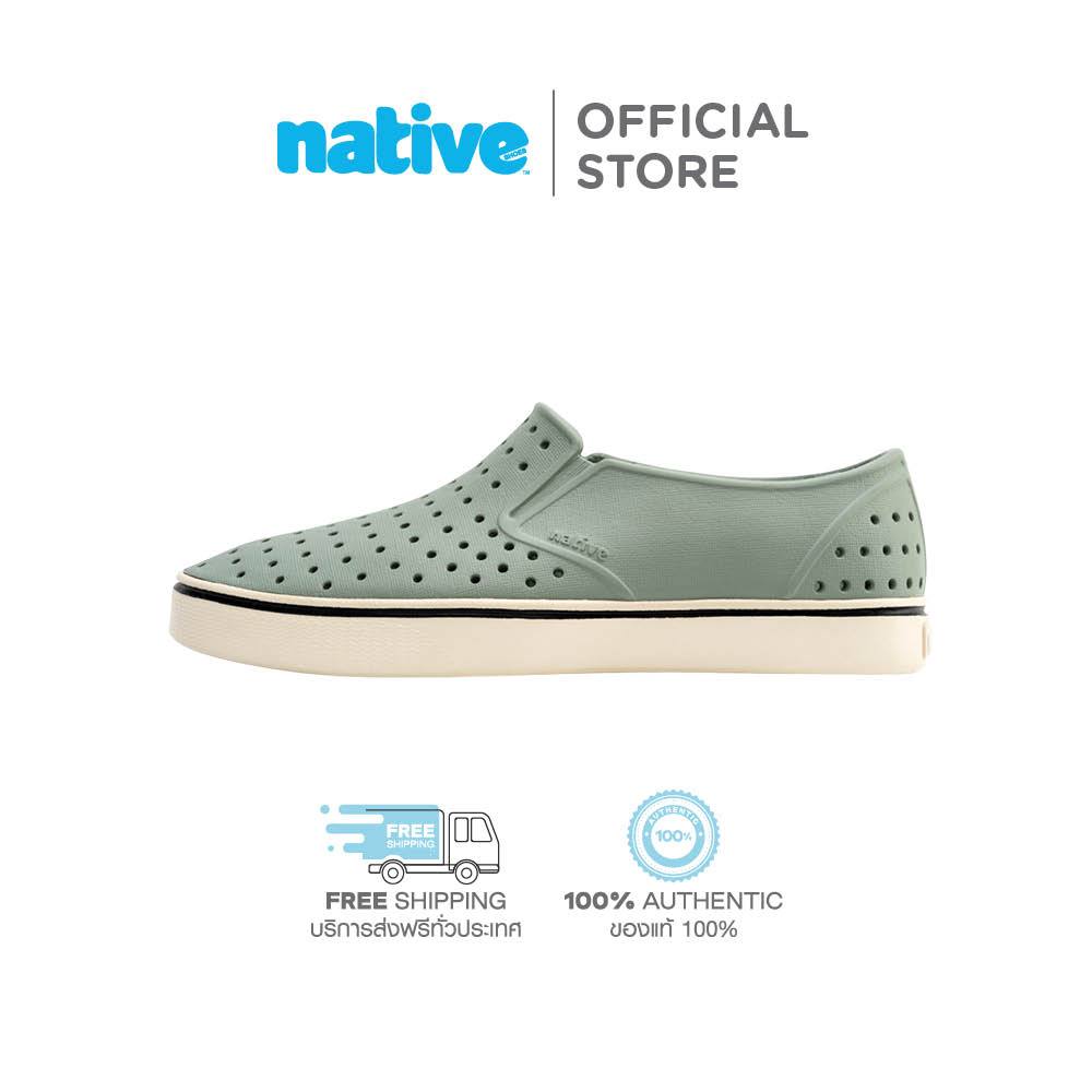 Native รองเท้ากันน้ำผู้ใหญ่ EVA รุ่น Miles  Wanderfoam  Rookie Green/Bone White