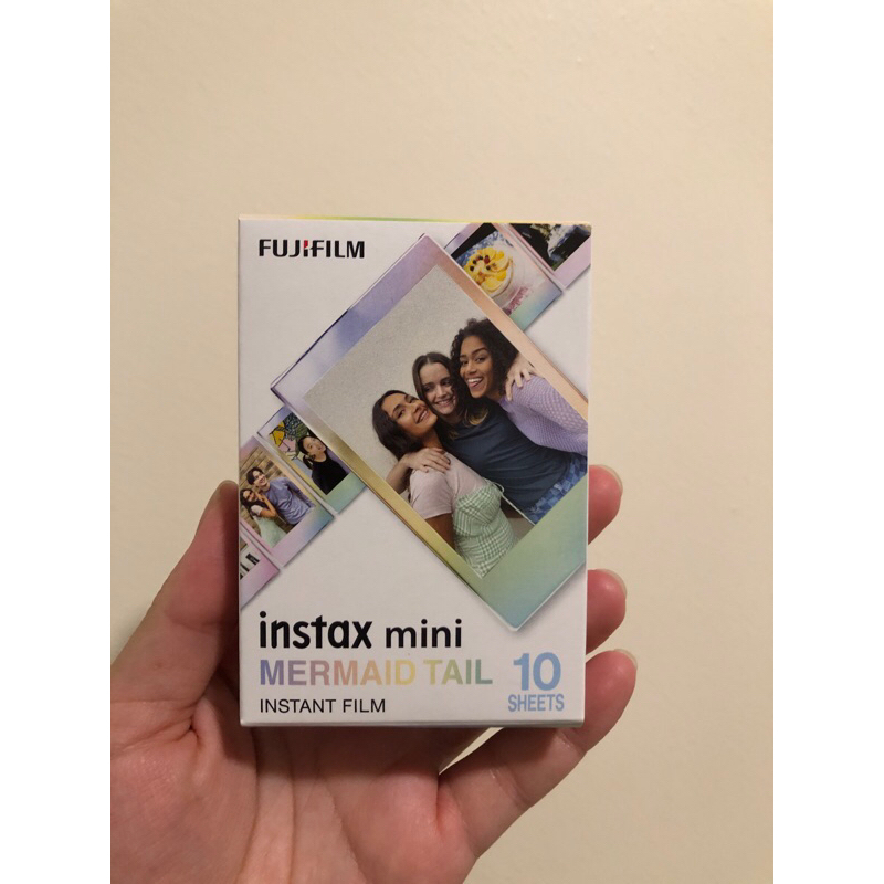 พร้อมส่ง ฟิล์มโพลารอยด์ Instax mini ลาย Mermaid Tail