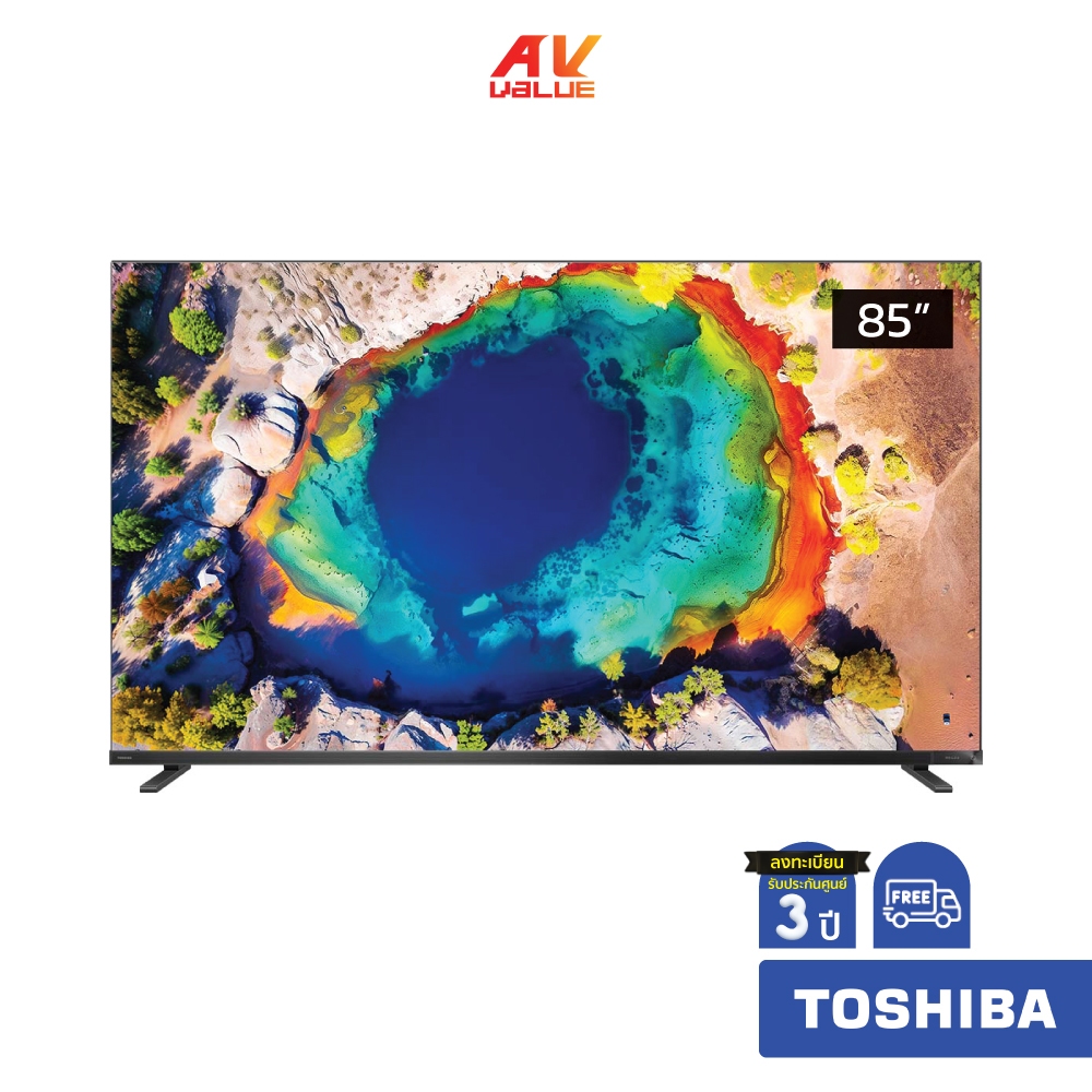Toshiba 4K Mini LED TV รุ่น 85Z870NP ขนาด 85 นิ้ว Z870N Series ( 85Z870N , Z870NP )