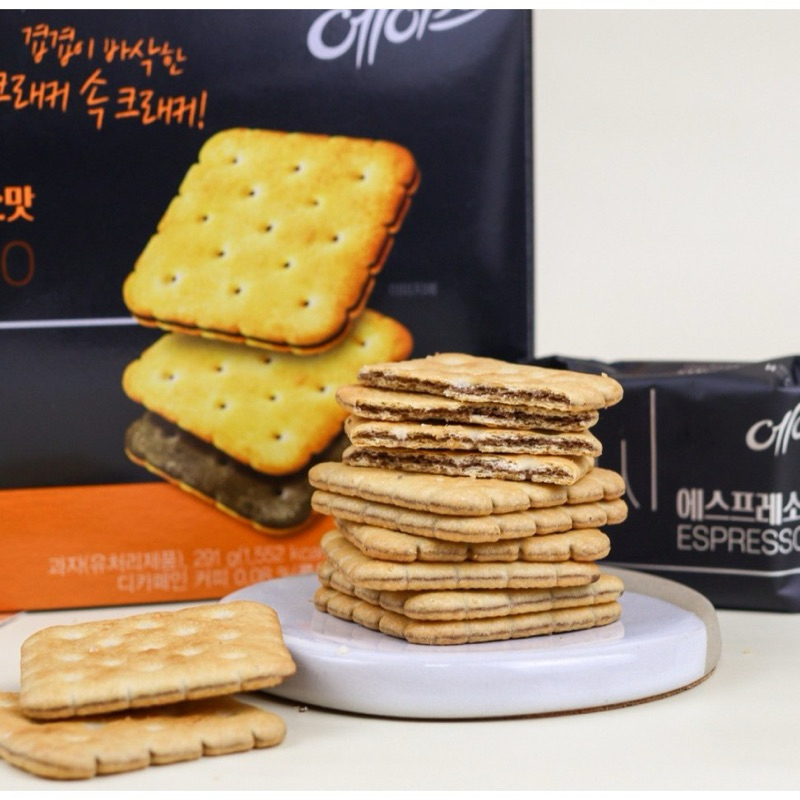 Haitai cracker espresso 145g. แครกดกอร์กาแฟ เอสเปรสโซ่ espresso