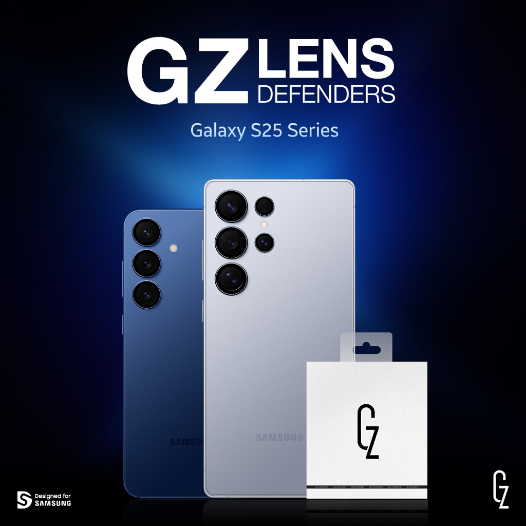 ฟิล์มป้องกันเลนส์กล้อง GZ Lens Defender สำหรับ Samsung Galaxy S25 series
