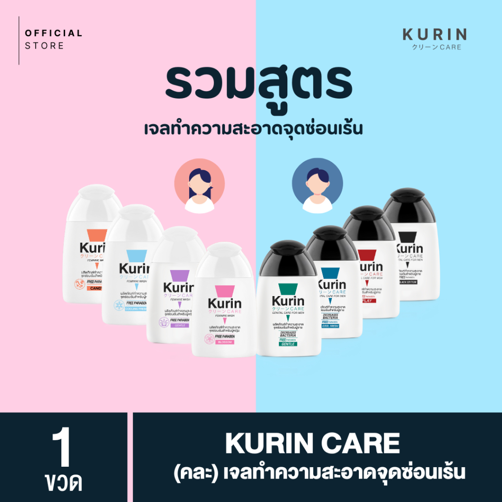 [รวมสูตร] Kurin Care เจลทำความสะอาดจุดซ่อนเร้น