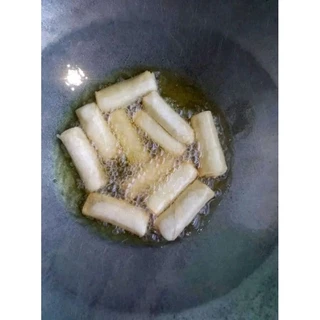 ปอเปี๊ยะทอดไส้วุ้นเส้นBPPน้ำหนัก500กรัมต่อห่อสูตรแป้งบางกรอบ