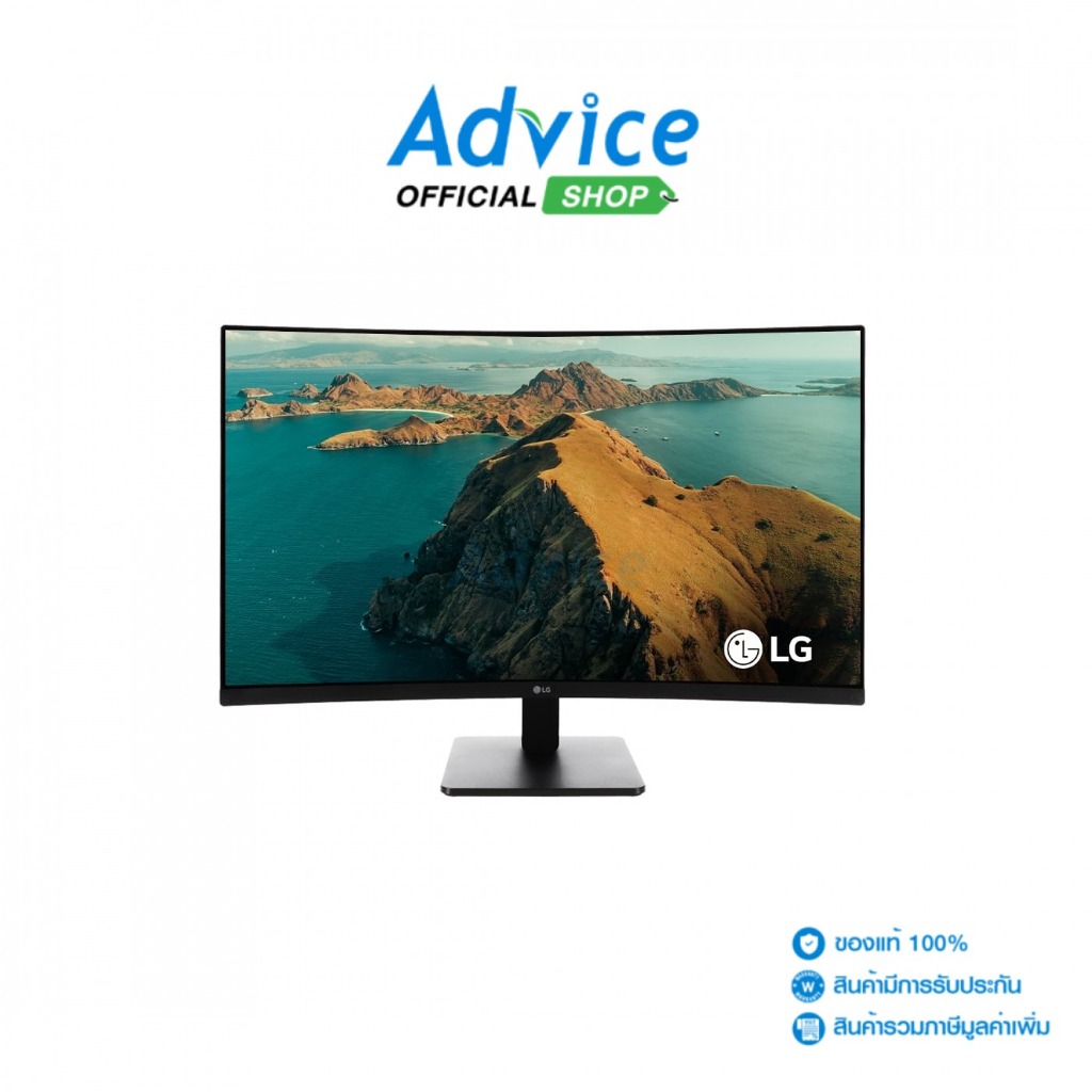 LG Monitor 31.5'' 32MR50C-B (VA, VGA, HDMI) CURVE FREESYNC 100Hz - A0155362