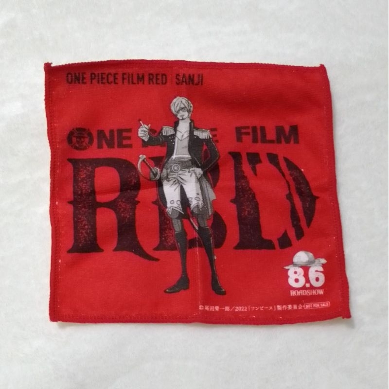 ผ้าเช็ดหน้า Sunji One piece Film red