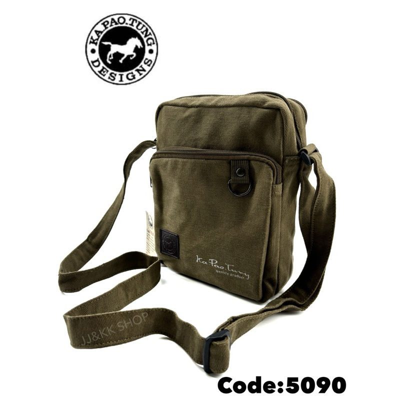 (พร้อมส่ง) Kapaotung กระเป๋าพาดลำตัวบ่าไหล่ รหัส5090 กป.สะพายข้างผ้า งานวินเทจ กะเป๋าใส่โทรศัพท์ ใช้ได้ทั้งหญิงชาย