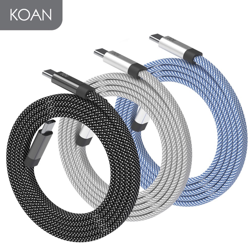 สายชาร์จ Function 101 - Neat Cable C to C Magnetic Flat 1M 60W