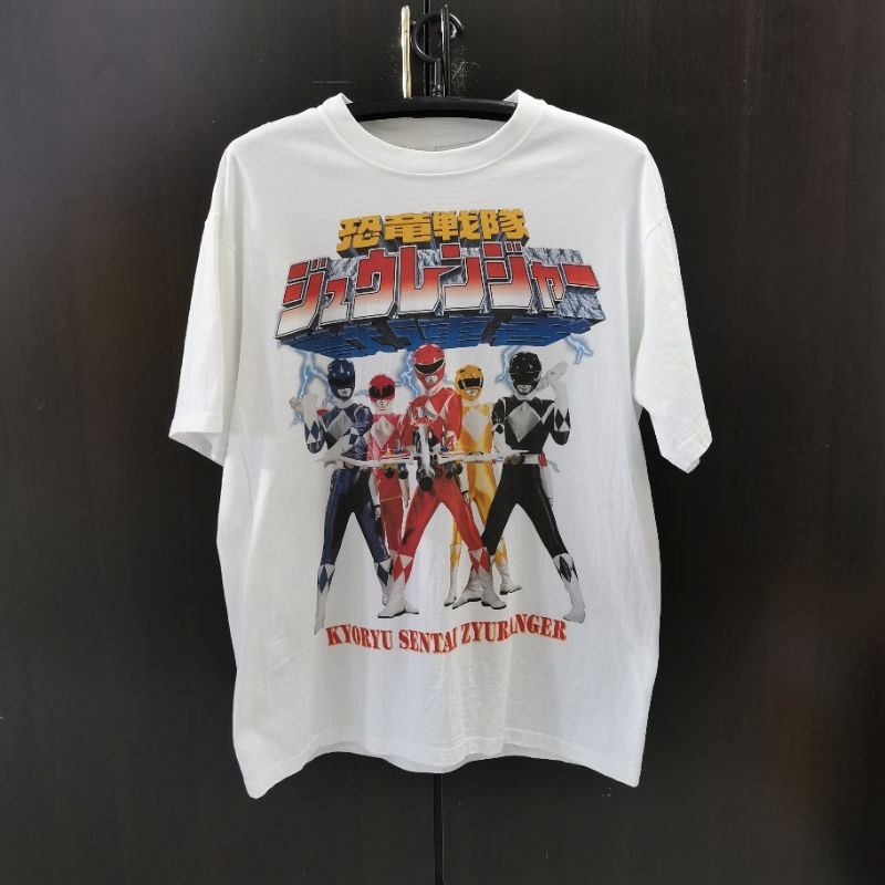 เสื้อการ์ตูนวินเทจ Power Renger
