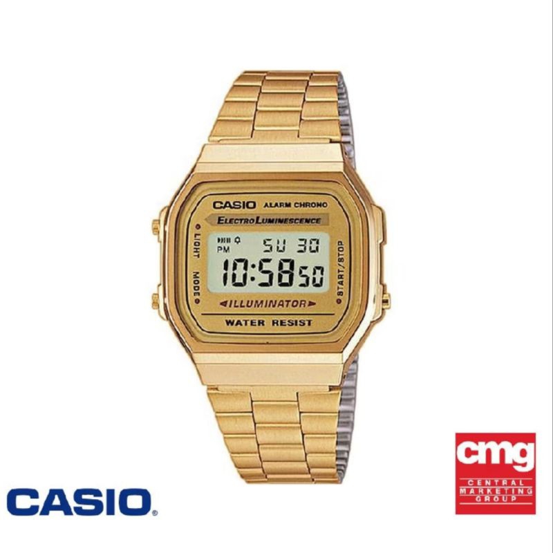 นาฬิกา Casio CN A-168WG-9WDF สีทอง