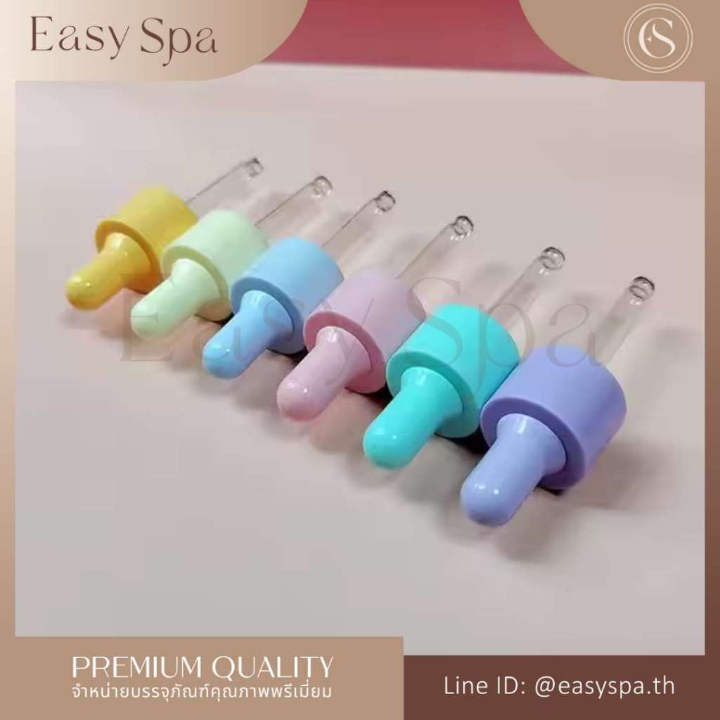 (โค้ดสุดคุ้ม!) คละสีได้ ขวดเซรั่ม ขวดดรอปเปอร์ ขวดหยดเซรั่ม Dropper ขนาด 30ml 30ml Glass Dropper Bottle ขวดแก้วใส่เซรั่ม