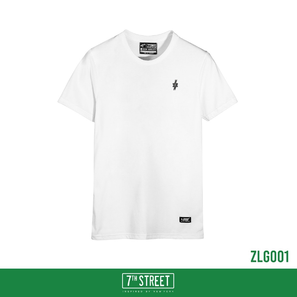 7th Street เสื้อยืด รุ่น ZLG001 ผลิตจากผ้า Cotton USA โลโก้โลหะ