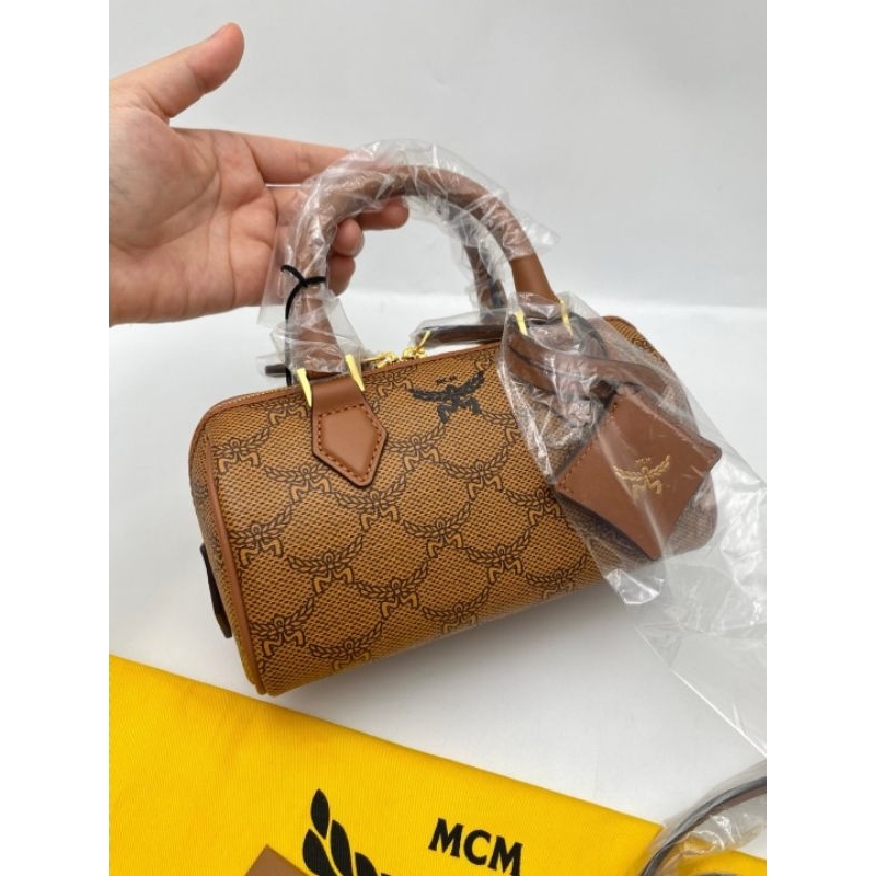 💥รุ่นใหม่คร้า 💥กระเป๋าสะพาย หมอนมินิ น่ารักมากแม่ 👜New Mcm mini boston bag 👜รอเช็คสต๊อกก่อน