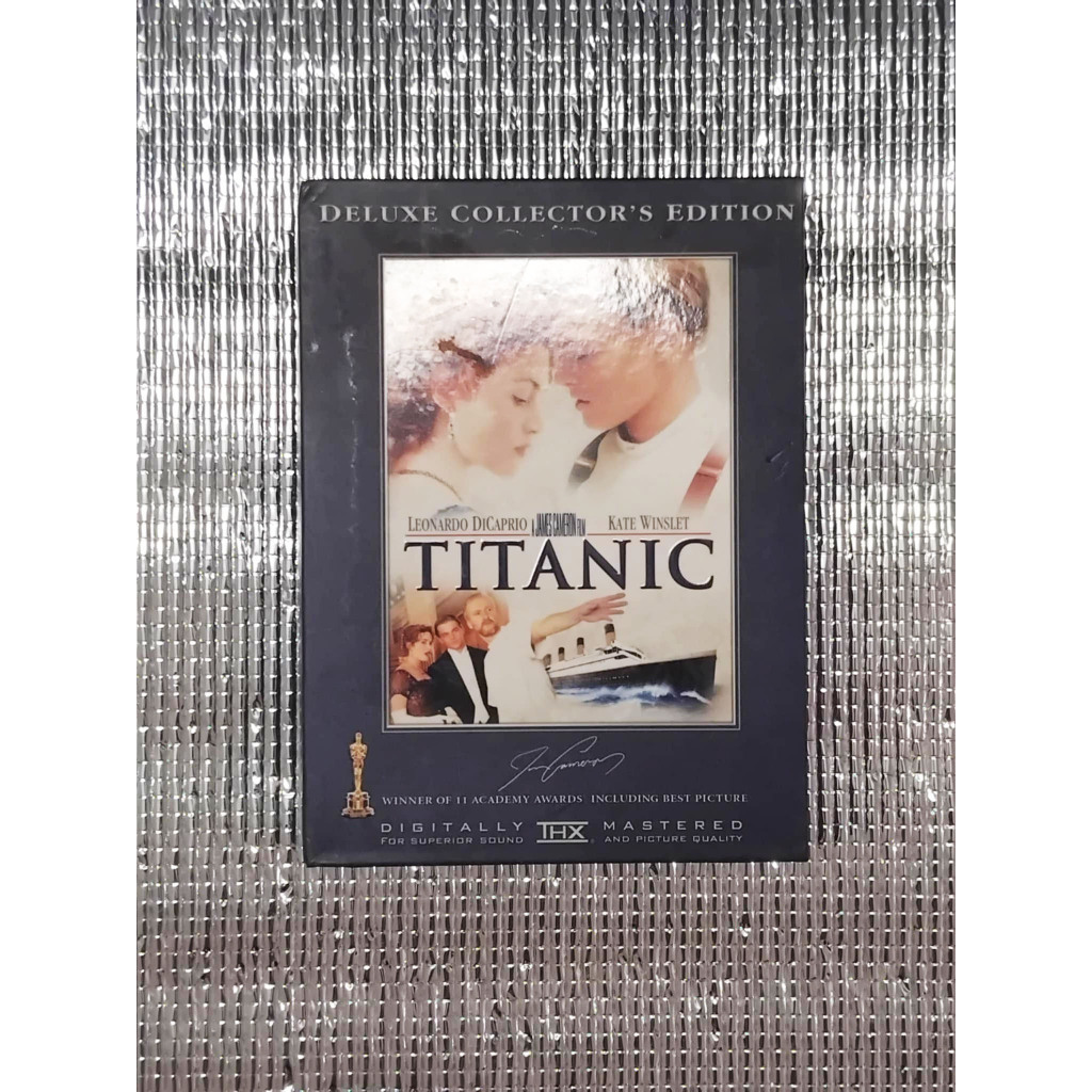 แผ่นภาพยนตร์ DVD Titanic Deluxe Collector's Edition (3-Disc Set) มือสอง (สภาพ 95 %) (ไฟล์VTS)