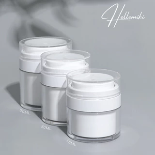 พร้อมส่ง ขวดปั๊มสุญญากาศ สําหรับใส่โลชั่น ครีม เจล เครื่องสําอาง ขนาด 15/30/50/80/100 ml.