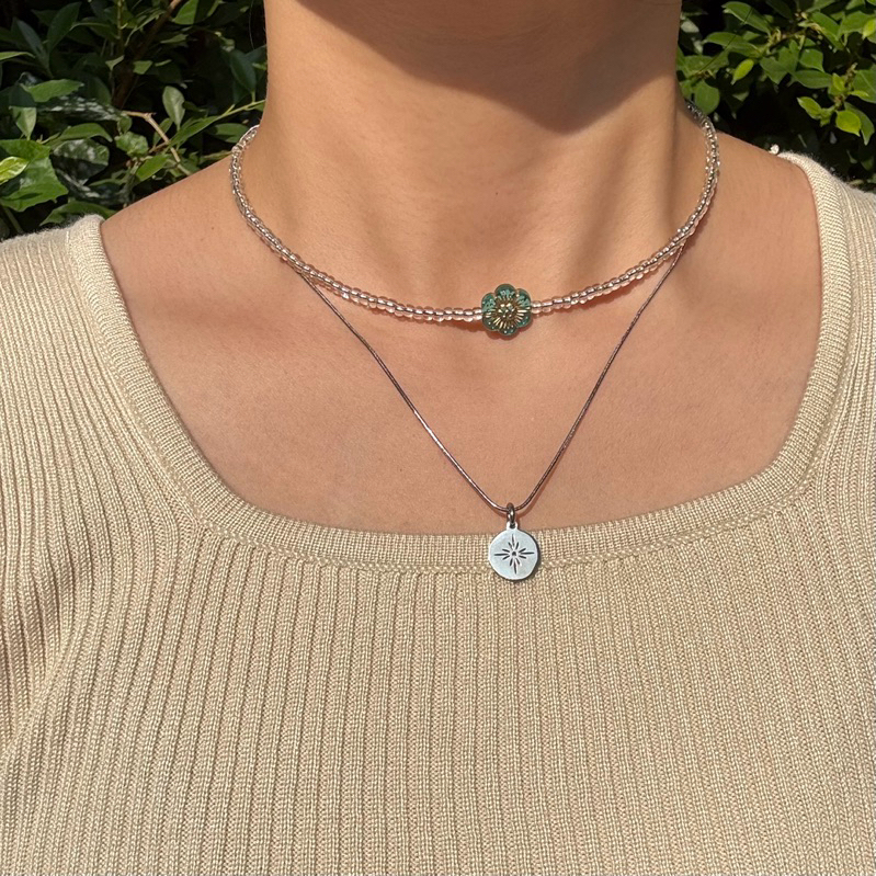 Piing me Stainless Steel Necklace | สร้อยคอสแตนเลสพร้อมจี้