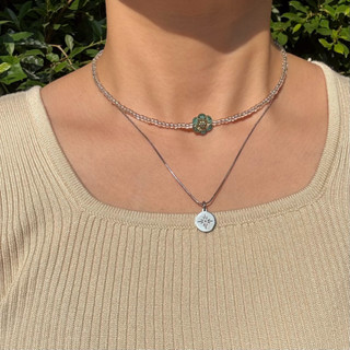 Piing me Stainless Steel Necklace | สร้อยคอสแตนเลสพร้อมจี้