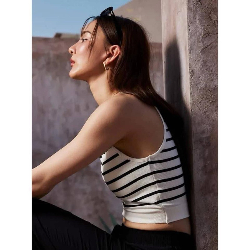 เสื้อแขนกุด-เสื้อกล้าม เสริมบรา SABINA มีฟองน้ำที่เต้า ในตัว *เทียบไซซ์ก่อนสั่งซื้อเท่านั้น* Women Clothing ผู้หญิง