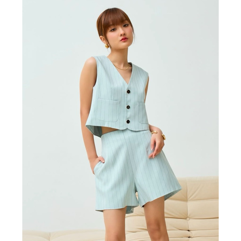 Used once✨เสื้อ+กางเกง swana.ss 🩵