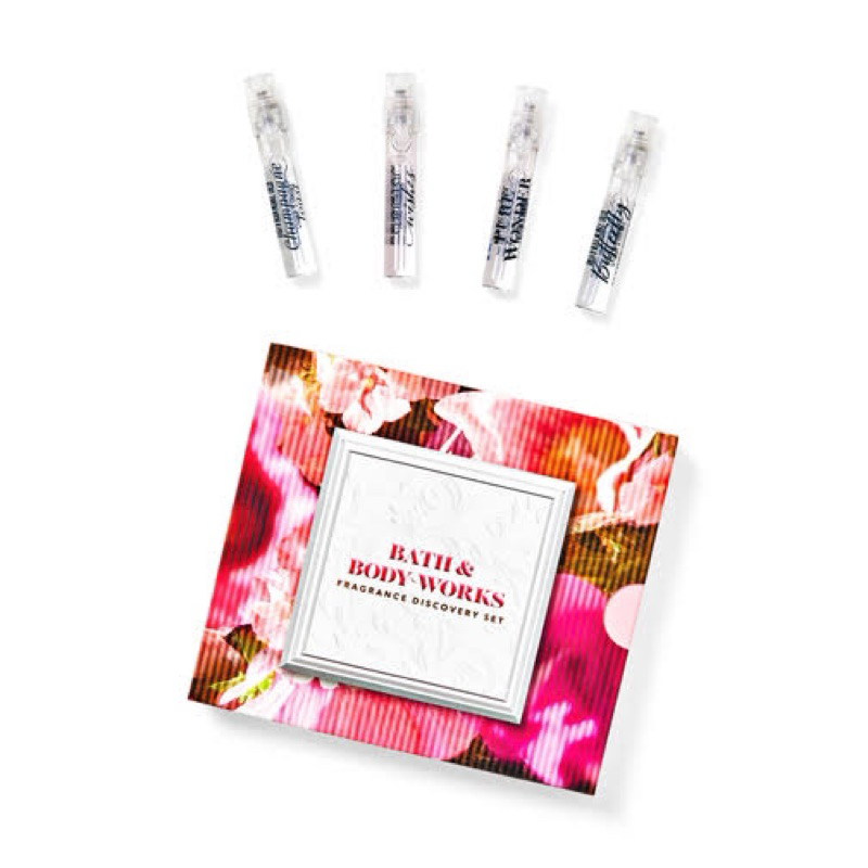 (แท้ 💯%) Body Mist บอดี้มิส ขนาดทดลอง 1.5ml 4กลิ่น Body Mist box set of 4 Fragrance Samples