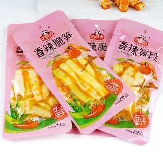 หน่อไม้รสเผ็ด หน่อไม้กรอบ ของทานเล่นพร้อมทาน25g 嫩笋小零食