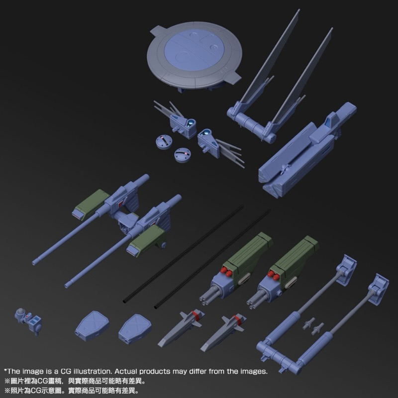 (COMING SOON) P-BANDAI MG 1/100 MISSION PACK E-TYPE & S-TYPE FOR GUNDAM F90