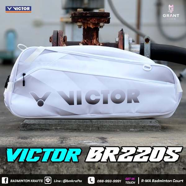 กระเป๋าแบดมินตันทรงไม้แบด Victor 6 Piece Racket Bag (BR2205)