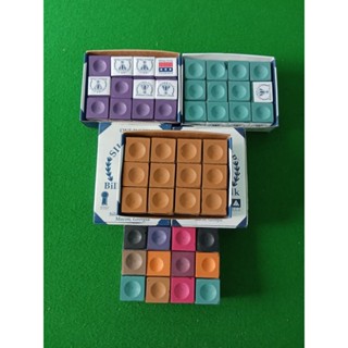 ช็อค silver cup Billiard Chalkฝนหัวไม้คิวสนุ๊กเกอร์