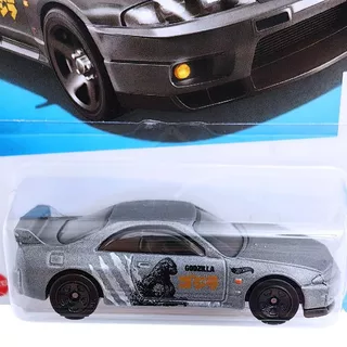ฮอตวิว - โมเดลรถเหล็ก Hot wheels Nissan Skyline GT-R (BCNR33) ลาย GODZILLA สเกล1/64 ลิขสิทธิ์แท้ JDM หายาก
