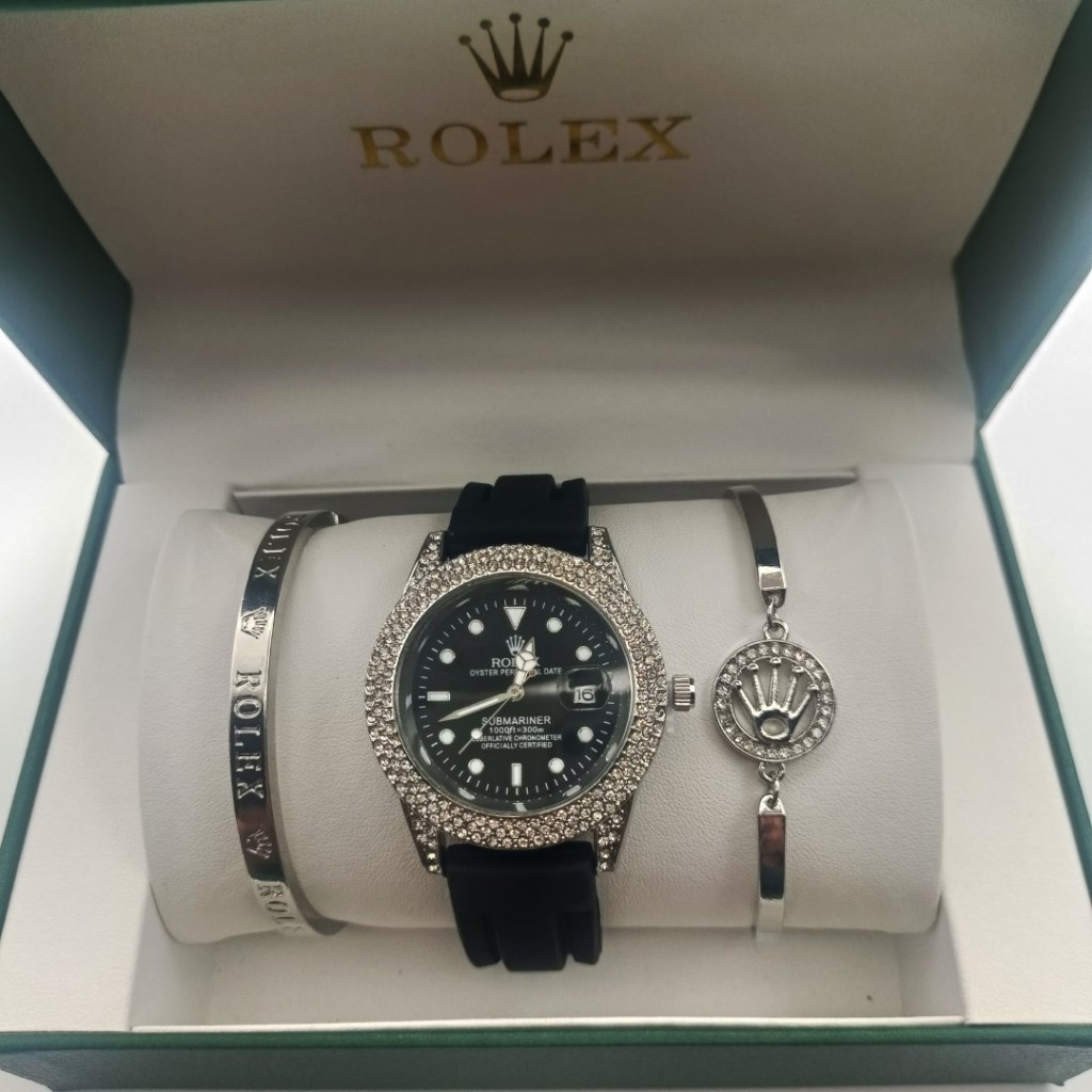 นาฬิกา cross ผู้ชายนาฬิกาปฏิทินแฟชั่นอย่างซิลิโคน rolex